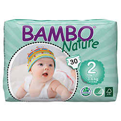 Bambo Nature Ekolojik Bebek Bezi Mini 2  3-6 kg  30 Adet