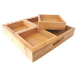 Bambum Natural Bamboo Snack Tray (Migas)