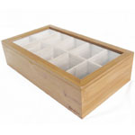 Bambum Natural Bamboo 10 Section Tea Box (Bonte)