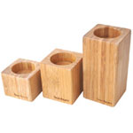 Bambum Natural Bamboo Candle Handler  Gofio 