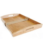 Bambum Natural Bamboo Serving Tray (Escudella, Large)