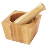 Bambum Natural Bamboo Mortar  Cotta  Square 