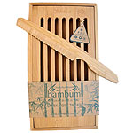 Bambum Natural Bamboo Cutting Board (with Knife)