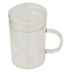 Taşev Glass Cup (Elizze) (With Strainer) 400ml