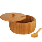 Bambum Natural Bamboo Sugar Bowl  Gocce Large 