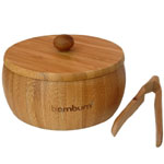 Bambum Natural Bamboo Sugar Bowl (Gocce Small)