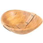 Bambum Natural Bamboo Bowl (Paella, Middle)