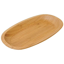 Bambum Natural Bamboo Oval Platter  Caliente  24cm 