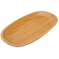 Bambum Natural Bamboo Oval Platter  Caliente  30cm 