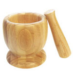 Bambum Natural Bamboo Mortar and Pestle (Motta)