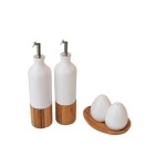 Bambum Olivera Oil & Vinegar & Spice Set (5 Pcs)