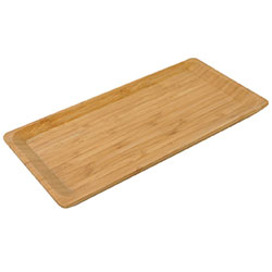 Bambum Natural Bamboo Serving Tray  Espresso  Large 