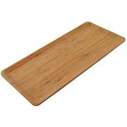 Bambum Natural Bamboo Serving Tray  Espresso  Small 