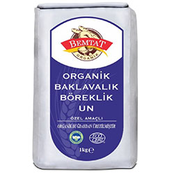 Bemtat Organik Baklavalık-Böreklik Buğday Unu 1Kg