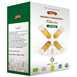 Bemtat Organik Ispanaklı Makarna  Fettuccini  250g