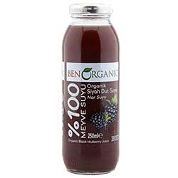 BenOrganic Organic Black Mulberry & Pomegranate Juice 250ml