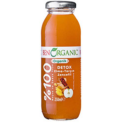 BenOrganic Organic Detox Juice  Apple  Cinnamon  Ginger  250ml