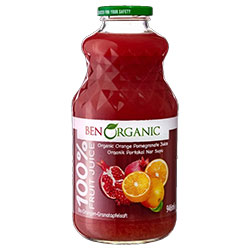 BenOrganic Organic Pomegranate & Organge Juice 946ml