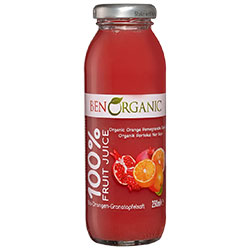 BenOrganic Organic Pomegranate & Organge Juice 250ml