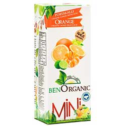 BenOrganic Organic Fruit Juice With Orange 200ml