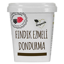 Berries Ice Cream Organik Fındık Ezmeli Dondurma 400ml