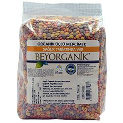 Beyorganik Organik Çorbalık Tahıl Karışımı  Anadolu  Üçlü Mercimek  1Kg