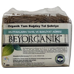 Beyorganik Organik Kepekli Tel Şehriye 250g