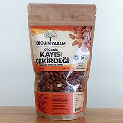 Biojin Yaşam Organik Kayısı Çekirdeği 250g