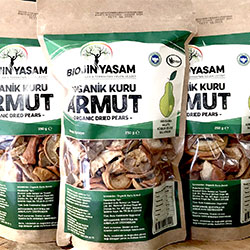 Bİojin Yaşam Organic Dried Pear 250g