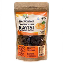 Biojin Yaşam Organik Kuru Kayısı 250g