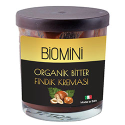 Biomini Organik Bitter Çikolatalı Fındık Kreması 180gr