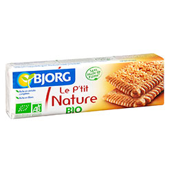Bjorg Organic Natural Biscuit  24 pcs  130g