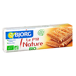 Bjorg Organic Natural Biscuit (24 pcs) 130g