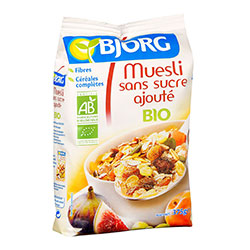 Bjorg Organik Müsli  Şeker İlavesiz  375gr