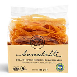 Bonatelli Organic Red Lentil Fettuccine Pasta 400g