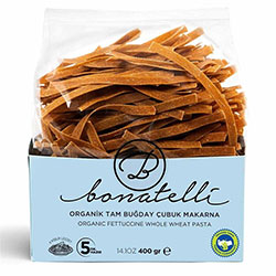 Bonatelli Organik Tam Buğday Çubuk Makarna 400g