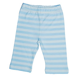 Canboli Organic Baby Pants (Light Blue Straipe, 6-12 Month)