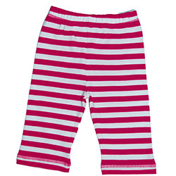 Canboli Organic Baby Pants (Fuchsia Straipe, 3-6 Month)