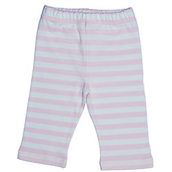 Canboli Organic Baby Pants (Pink Straipe, 12-18 Month)