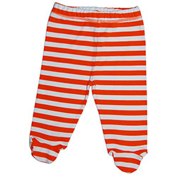 Canboli Organic Baby Pants (Orange Straipe, 12-18 Month)