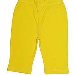 Canboli Organic Baby Pants (Yellow, 6-12 Month)