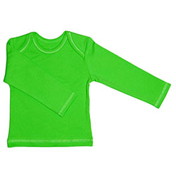 Canboli Organic Baby Long Sleeve T-shirt (Green, 0-3 Month)