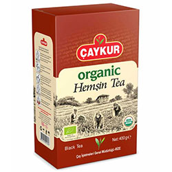 ÇAYKUR Organik Hemşin Siyah Çay 400g KUTU