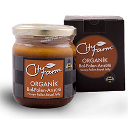 Cityfarm Organic Honey+Royal Jell+Pollen 240g