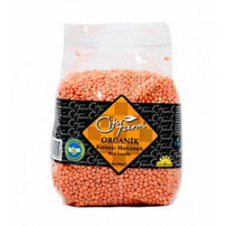 Cityfarm Organic Red Lentil 500g