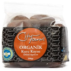 Cityfarm Organik Kuru Kayısı  Malatya Gün Kurusu  250g