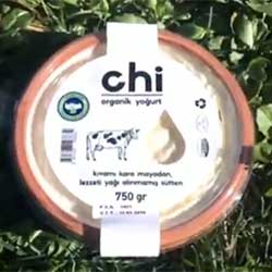 Chi Süt Organik Kara Mayalı Kaymaklı Yoğurt 750gr  Toprak Güveç 