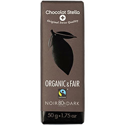 Chocolat Stella Organik %80 Kakaolu Bitter Çikolata 50gr