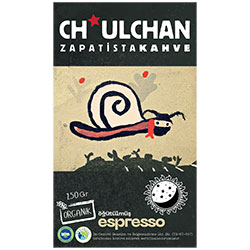 Ch*ulchan Organik Zapatista Espresso Kahve  Öğütülmüş  250g