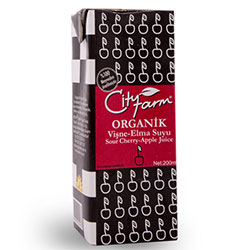 Cityfarm Organic Sour Cherry Juice 200ml (Box)